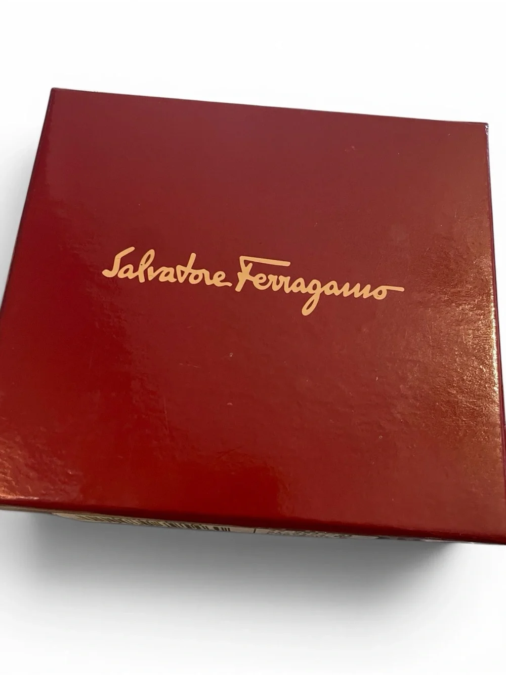 Salvatore Ferragamo Gancini Gold Key Holder Bag Charm Keychain w/ Box